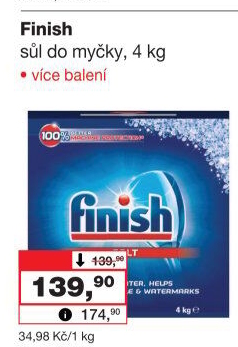 Sůl do myčky Finish