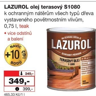 Terasový olej Lazurol