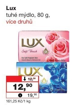 Tuhé mýdlo Lux