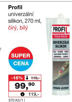 Univerzální silikon Profil