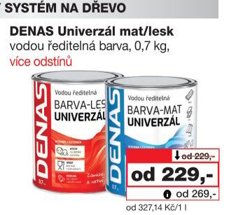 Vrchní barva Denas Uni