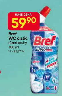 Čistič WC gelový Bref