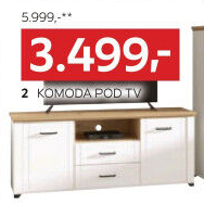 KOMODA POD TELEVIZI
