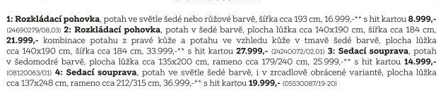 ROZKLÁDACÍ POHOVKA