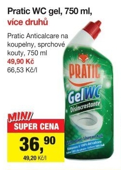 Čistič WC gelový Pratic