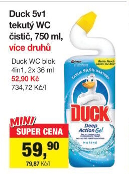 WC blok gelový 4v1 Duck