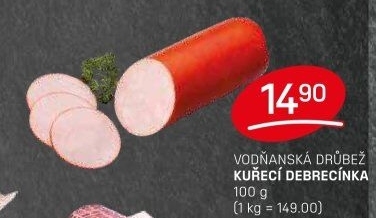 Debrecínka kuřecí Vodňanské kuře