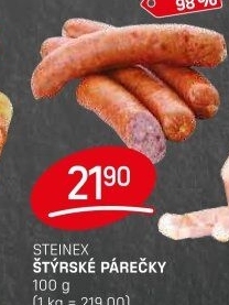 Párečky štýrské Steinex