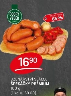 Špekáčky premium Dobrý Výběr