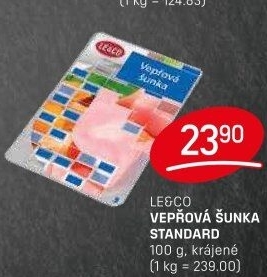 Šunka vepřová standard LE&amp