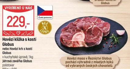 Hovězí krk s kostí Globus