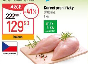Kuřecí prsní řízky