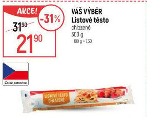 Listové těsto Váš Výběr