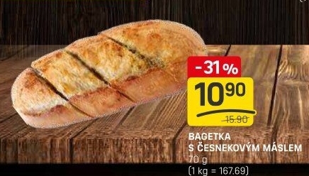 Bageta česneková