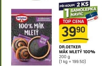 Mák mletý Dr. Oetker