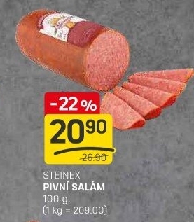 Salám pivní Steinex