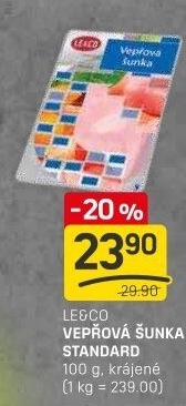 Šunka vepřová standard LE&amp