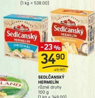 Sýr Hermelín Sedlčanský
