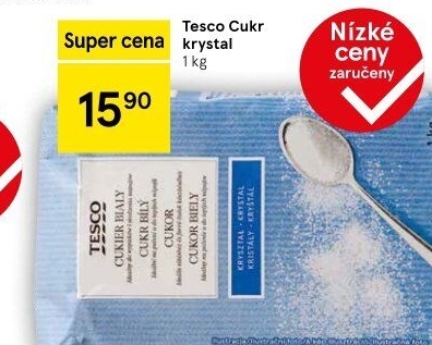 Cukr krystal Tesco