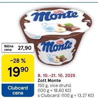 Dezert Monte Zott