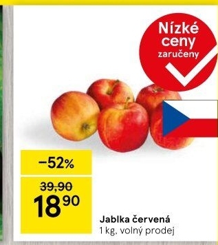 Jablka červená