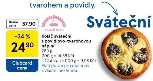 Koláč sváteční