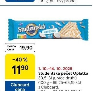 Oplatky Studentská pečeť Orion