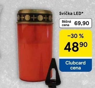 Svíčky hřbitovní LED