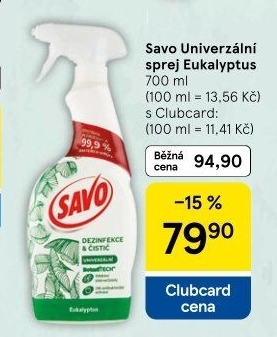 Čistič univerzální ve spreji Savo