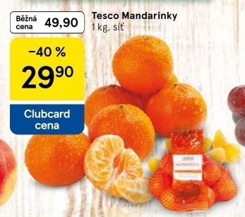 Mandarinky Tesco
