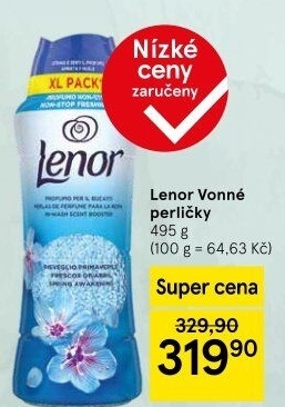 Vonné perličky do pračky Lenor