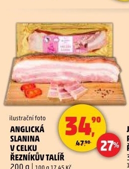 Anglická slanina Řezníkův talíř