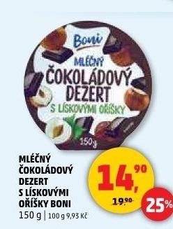 Dezert mléčný Boni