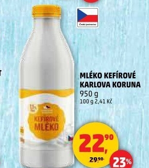 Kefírové mléko Karlova Koruna