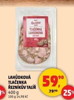 Lahůdková tlačenka Řezníkův talíř