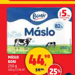Máslo Boni