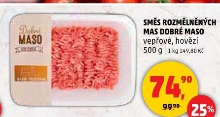 Mělněné masa mix Dobré maso
