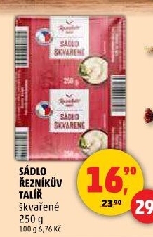 Sádlo škvařené Řezníkův talíř