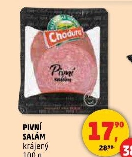 Salám pivní Beskydské uzeniny Chodura