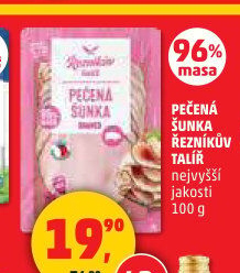 Šunka pečená nejvyšší jakosti Řezníkův talíř