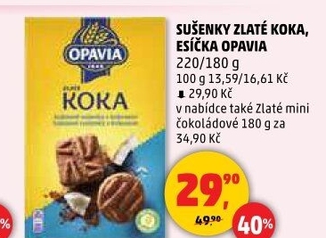 Sušenky Koka Zlaté Opavia