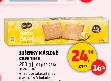 Sušenky máslové Café time