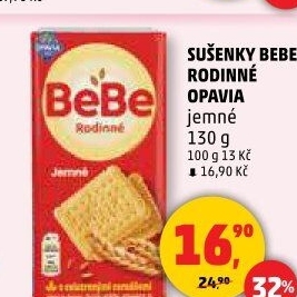 Sušenky Rodinné BeBe Opavia