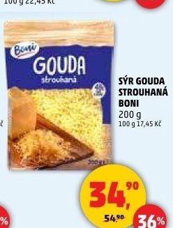 Sýr Gouda strouhaná Boni