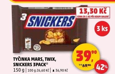 Tyčinka Snickers