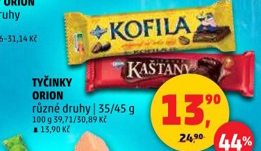 Tyčinky čokoládové Orion
