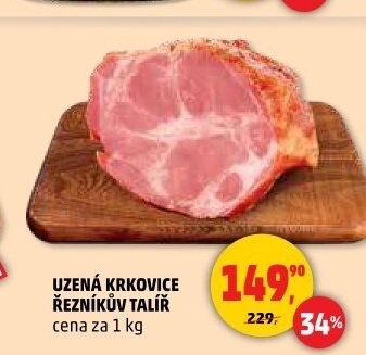 Uzená krkovice Řezníkův talíř