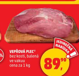 Vepřová plec bez kosti