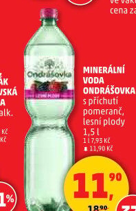 Voda ochucená Ondrášovka