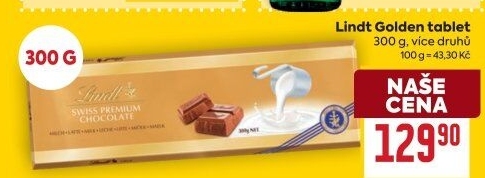 Čokoláda Lindt